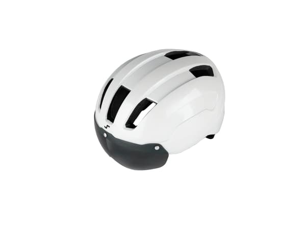 Skateflash SkateFlash Atomic White sykkelhjelm
