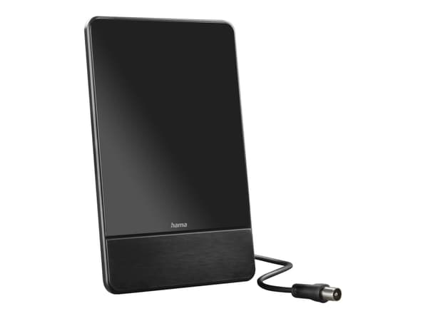 Hama Pro, Innendørs, Sort, 2 m, 87,5 - 1479,5 MHz, DVB-T, DVB-T2, DAB, DAB+