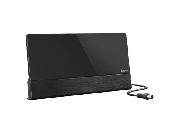 Hama Premium, Innendørs, Sort, 2 m, 87,5 - 1479,5 MHz, DVB-T, DVB-T2, DAB, DAB+, UKW