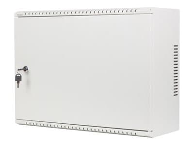 Lanberg WAF1 Series - Rack skåp - 540 x 200, låg profil, monterad - väggmontering - grå, RAL 7035 - 4U - 19"