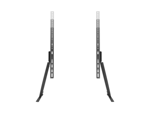 One For All Ultra Slim Line smart tv-stativ för bord (WM2870), 81,3 cm (32"), 177,8 cm (70"), 100 x 100 mm, 800 x 400 mm, -12 - 12°, Svart