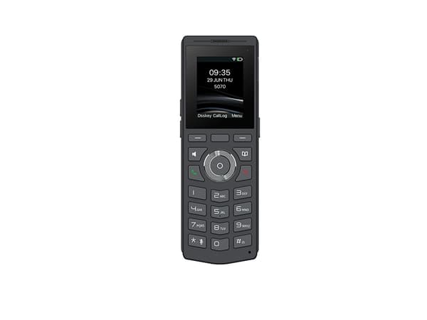 Fanvil W610W, IP-mobiltelefon, Sort, Trådløst håndsett, IP67, 4 linjer, 1000 oppføringer