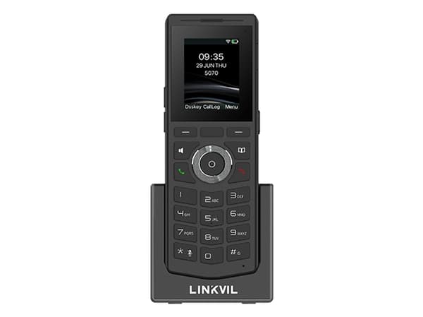 Fanvil W610W, IP-mobiltelefon, Sort, Trådløst håndsett, IP67, 4 linjer, 1000 oppføringer