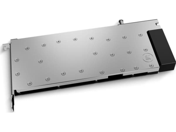 EK Water Blocks 3831109908792, Bakplate, Nickel, Sort, Sølv, 1/4", 21,7 mm, 244,3 mm