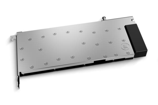 EK Water Blocks 3831109908792, Bakplate, Nickel, Sort, Sølv, 1/4", 21,7 mm, 244,3 mm