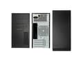 Miniatyrbild 3 av 5: Chieftec Elox XT-01B-350GPB (Micro ATX, svart)