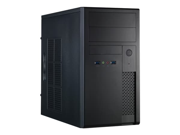 Chieftec Elox XT-01B-350GPB (Micro ATX, svart) Svart