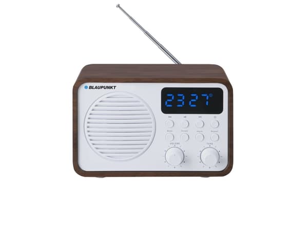 Blaupunkt PP7BT, Bärbar, Analog &amp; digital, FM, 4 W, MP3, WMA, Vit, Trä
