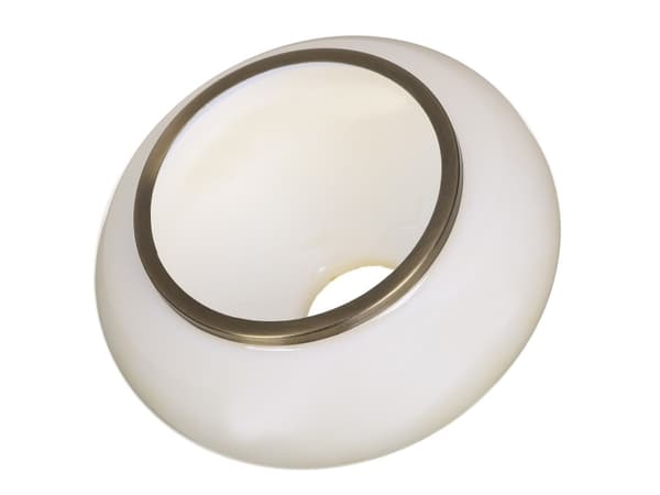 Activejet 5901443116646, Lampeskjerm, Ecru (farge), Glass, Lampa Rita, Soverom, Spise rom, Hjemme kontor, Stue, Kontor, 150 mm