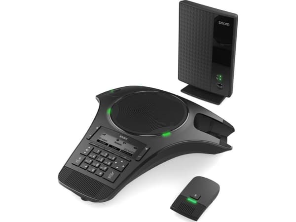 snom C620 - Konferanse-VoIP-telefon - DECT 6.0 - treveis anropskapasitet - SIP - 3 linjer - lagermetall