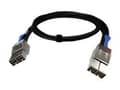 Miniatyrbilde 1 av 2: QNAP CAB-PCIE10M-8644-8X - SAS ekstern kabel - 36 pin 8 x SFF-8644 (hann) til 36 pin 8 x SFF-8644 (hann) - 1 m - svart