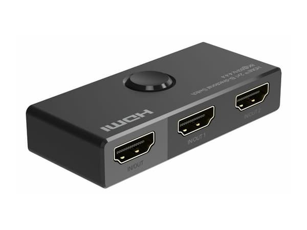 MicroConnect - Switch - 8K@60Hz Bi-directional, 4:4:4 HDR - 2 x HDMI - stasjonær
