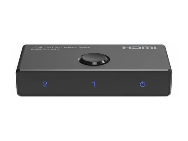 MicroConnect - Switch - 8K@60Hz Bi-directional, 4:4:4 HDR - 2 x HDMI - stasjonær