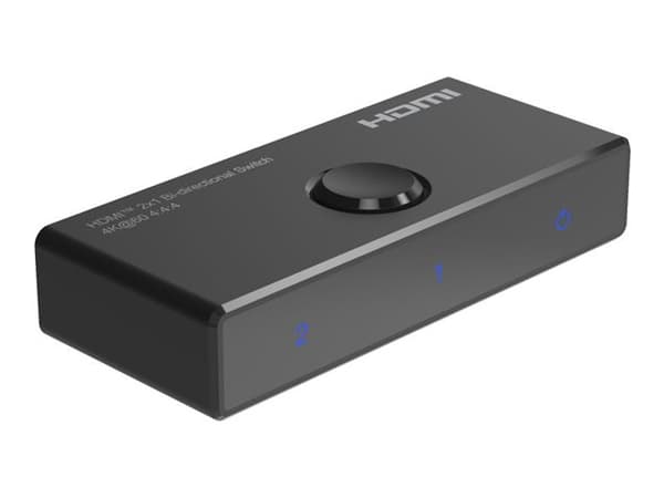 MicroConnect - Switch - 8K@60Hz Bi-directional, 4:4:4 HDR - 2 x HDMI - stasjonær