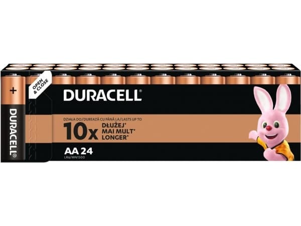 Duracell Baterie basic aa/lr6 blister 24 stk.