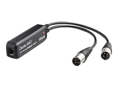 Audinate Dante AVIO 2CH Analog Output Adapter - Dante lydutgangsendepunkt