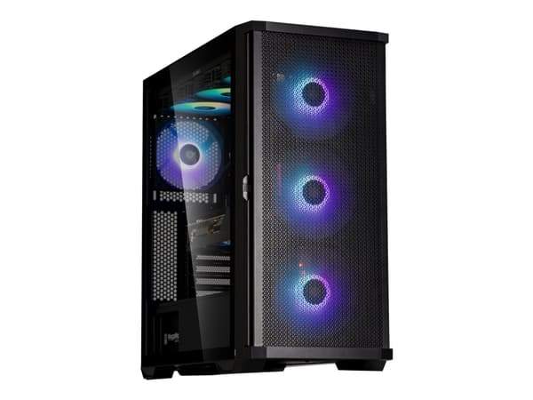 Zalman Z10 PLUS - Mid tower - ATX - sidepanel med vindu (herdet glass) - ingen strømforsyning (ATX12V) - USB/lyd