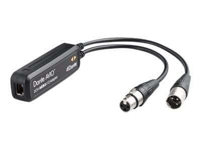 Audinate Dante AVIO 2Ch AES3 I/O Adapter - Dante til AES3-bro