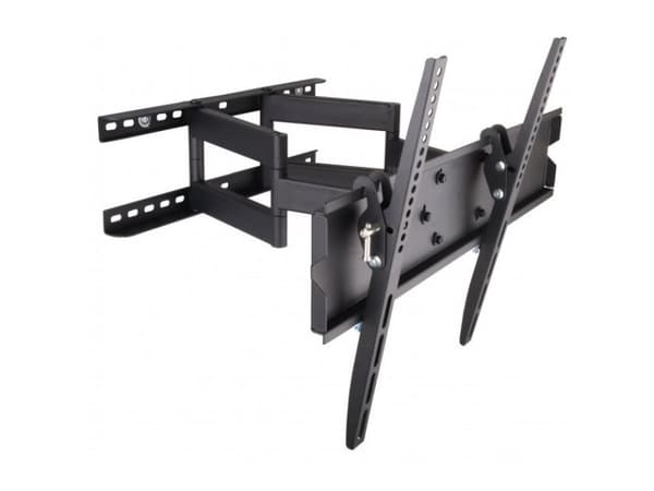 TECHly MOTION LED400 - Monteringssats (väggfäste, dubbel arm) - för LCD-TV - svart - skärmstorlek: 42"-70" - väggmonterbar