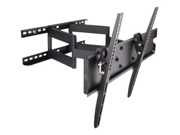 TECHly MOTION LED400 - Monteringssats (väggfäste, dubbel arm) - för LCD-TV - svart - skärmstorlek: 42"-70" - väggmonterbar Svart