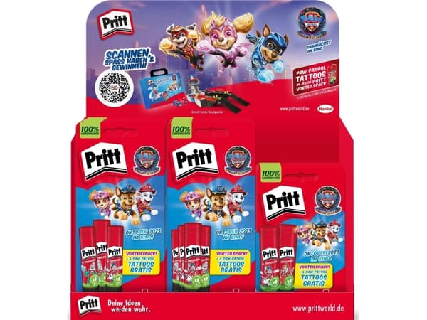 Pritt Pritt Klebestifte Display Paw Patrol 3x11g, 4x11g, 2x22g