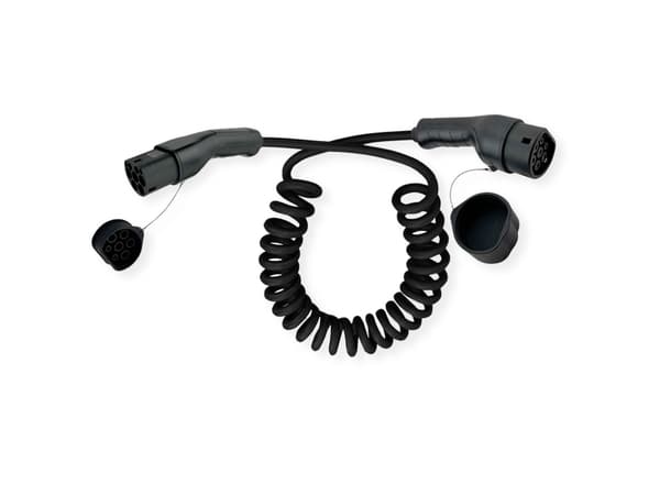 ROLINE 19080055, Sort, Type 2, Type 2, Rett, Rett, IP54, IP65