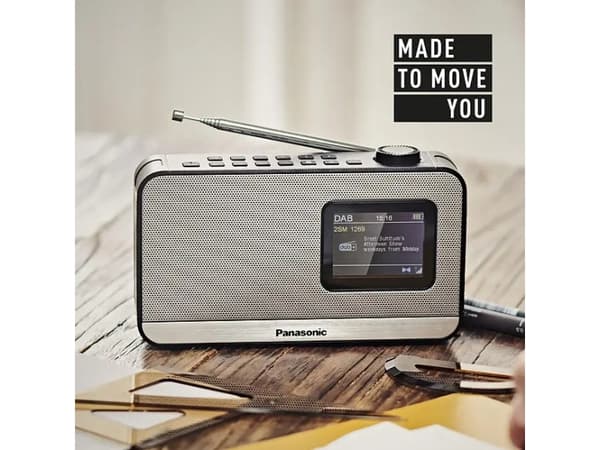 Panasonic-RF-D15EG - Bærbar DAB-radio - 3 watt - svart