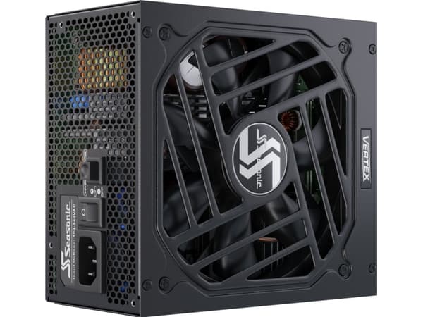 Seasonic Vertex PX-750, 750 W, 100 - 240 V, 50 - 60 Hz, 10 - 5 A, 125 W, 744 W Sort