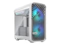 Miniatyrbild 4 av 5: Fractal Design Torrent Compact - Tower - utökad ATX - genomskinlig sidopanel (härdat glas) - ingen strömförsörjning (ATX) - white RGB clear tint - US