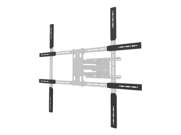 Neomounts AWLS-950BL1 - Monteringskomponent (8 x VESA-utvidelser) - full bevegelse - for LCD-skjerm - svart - skjermstørrelse: 55"-110" - VESA-bøylem