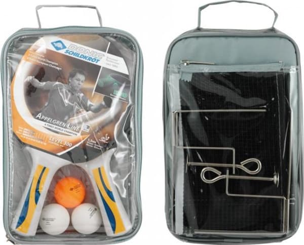 Ping tennisracket set Donic Appelgren 300 4rak + 3 bollar + nät