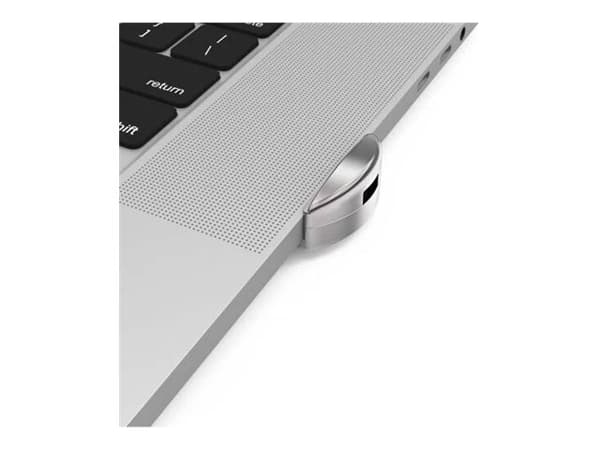 Compulocks Ledge Lock Adapter for MacBook Pro 16" (2019) - Adapteri paikan lukitsemiseen turvallisuuden takaamiseksi - hopea - Apple MacBook Pro 16"