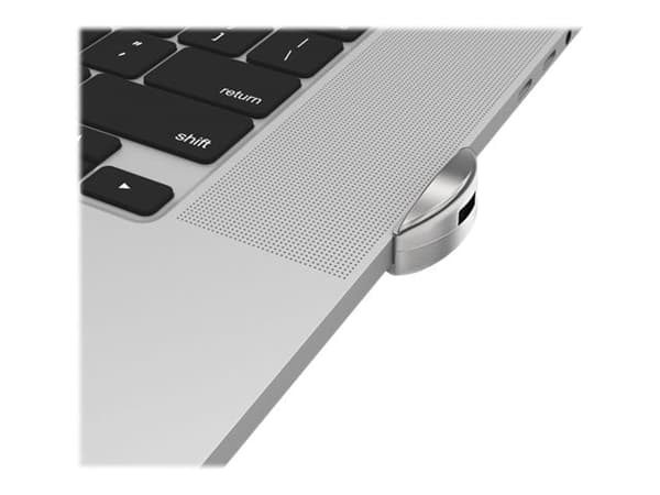 Compulocks Ledge Lock Adapter for MacBook Pro 16" (2019) - Adapteri paikan lukitsemiseen turvallisuuden takaamiseksi - hopea - Apple MacBook Pro 16"
