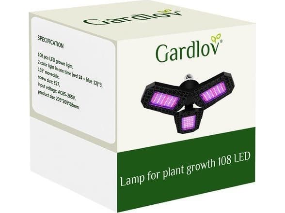Gardlov 108 LED plantevekstlampe Gardlov 20440