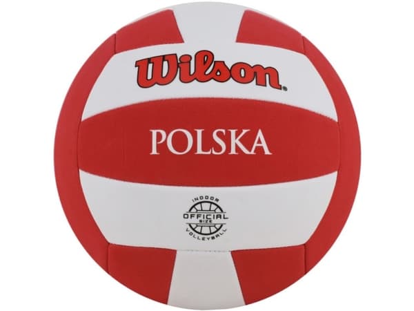 Volleyball Wilson Super Soft Play VB Polska offisiell størrelse hvit-rød WTH90118XBPO - 5