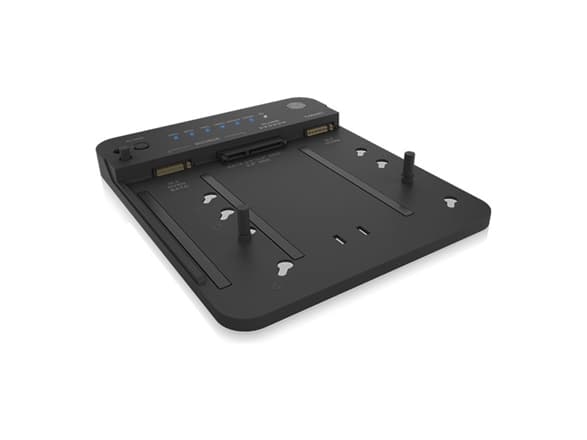 ICY BOX IB-2913MCL-C31 - HDD / SSD-dokkestasjon - 2,5" / 3,5" delt - SATA - USB 3.2 (Gen 2) - svart