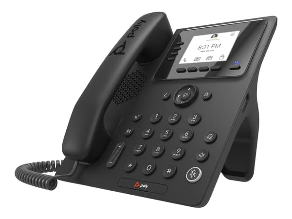 Poly CCX 350 for Microsoft Teams - VoIP-telefon - svart Sort