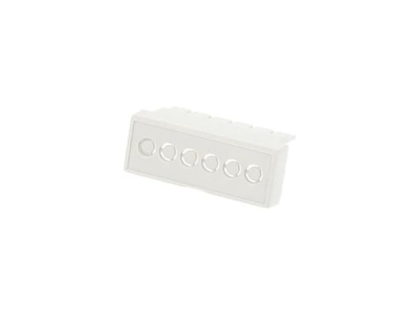 Hammond Electronics 1597D2MTCKO Klemmeafdækning ABS-PC Grå (L x B x H) 35 x 20 x 14 mm 1 stk