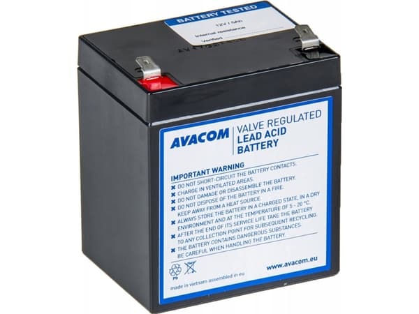 AVACOM AVA-RBP01-12050-KIT - batteri for UPS AEG, Belkin, CyberPower, EATON,effekta, FSP Fortron, T