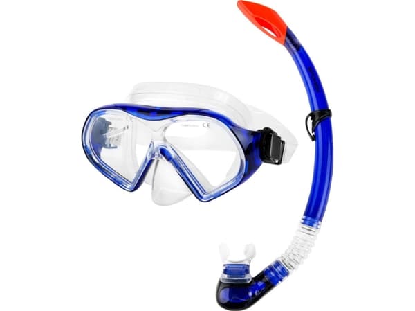Spokey dykkermaske + snorkel Celebes blå