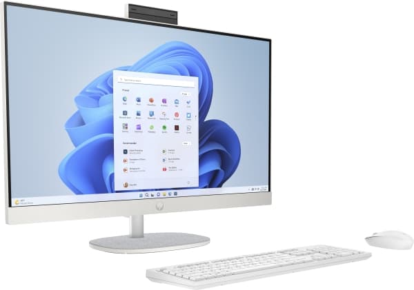 HP All-in-One 27-cr0002no PC, 68,6 cm (27"), Full HD, AMD Ryzen™ 3, 8 GB, 512 GB, Windows 11 Home