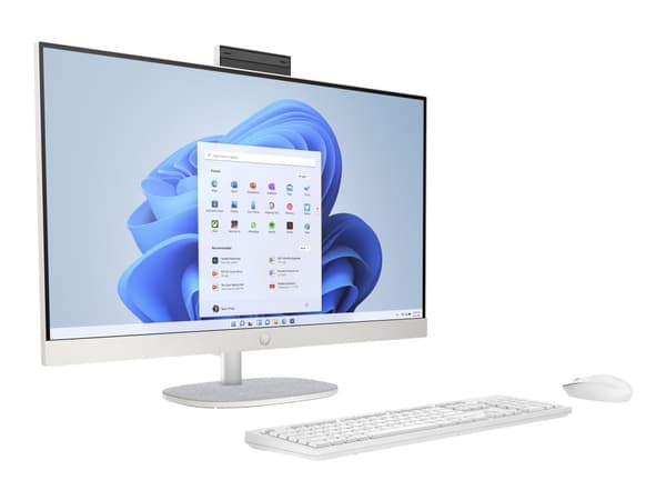 HP 27-cr0001no - Allt-i-ett Ryzen 5 7520U / upp till 4.3 GHz - RAM 16 GB - SSD 512 GB - NVMe - Radeon 610M - Gigabit Ethernet, Bluetooth 5.3 - Win 11