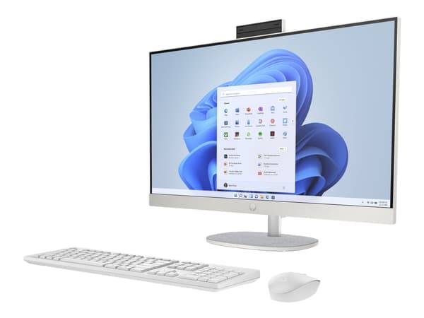 HP 27-cr0001no - Allt-i-ett Ryzen 5 7520U / upp till 4.3 GHz - RAM 16 GB - SSD 512 GB - NVMe - Radeon 610M - Gigabit Ethernet, Bluetooth 5.3 - Win 11