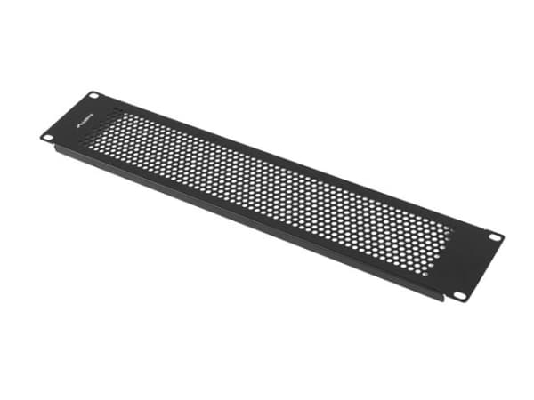 Lanberg Deksel for 19" skap 2U perforert sort
