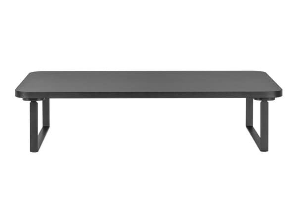 Gembird MS-TABLE-03 - Ställ - rectangle - för bildskärm/bärbar dator - plast, stål, spånskiva - svart - skrivbord Svart
