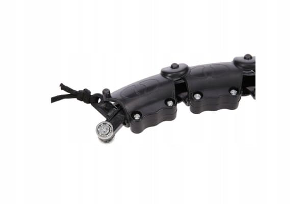 HULA HOP-SETT HHW02 SVART MED FANER OG VEKTER HMS + BELTE BR163 RØD
