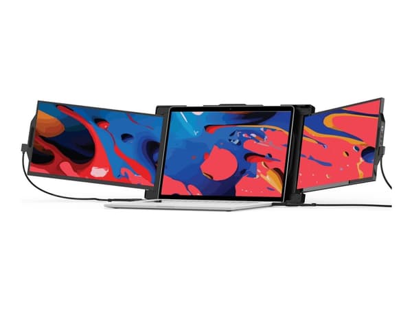 Mobile Pixels Trio - LCD-skjerm - 13.3" - portabel - 1920 x 1080 Full HD (1080p) @ 60 Hz - IPS - 250 cd/m² - USB-C - metallisk sort