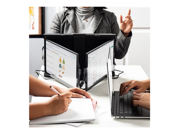 Mobile Pixels Trio - LCD-skjerm - 13.3" - portabel - 1920 x 1080 Full HD (1080p) @ 60 Hz - IPS - 250 cd/m² - USB-C - metallisk sort