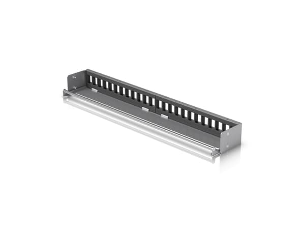 Ubiquiti UACC-Rack-Panel-Patch-Blank-24, Trapetsformad, Grå, Polykarbonat (PC), SPCC, 1U, 442,4 mm, 63,5 mm