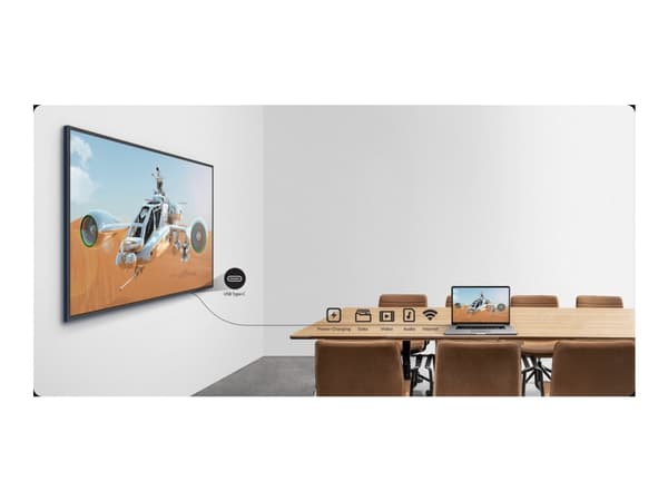 MAXHUB ND43CMA - 43" Diagonal klass CMA Series LED-bakgrundsbelyst LCD-skärm - interaktiv digital skyltning - Android - 4K UHD (2160p) 3840 x 2160 -